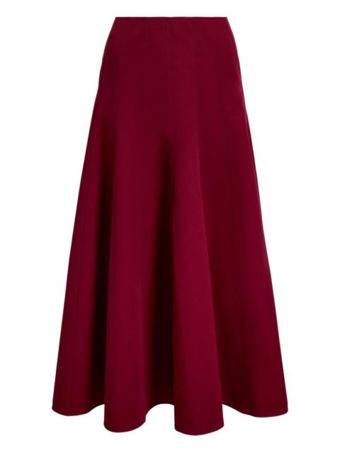 Hiedi panelled flared skirt