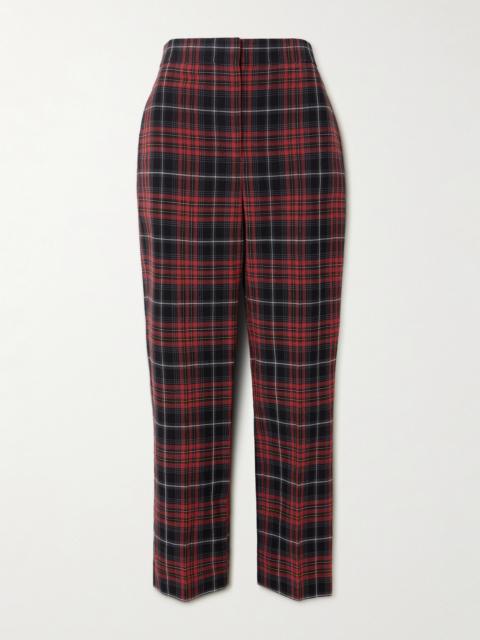 Checked Woven Skinnys Pants