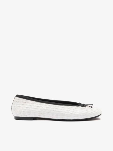 Pavlova Ballet Flat White Raffia