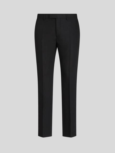 WOOL AND MOHAIR SLIM-FIT TROUSERS