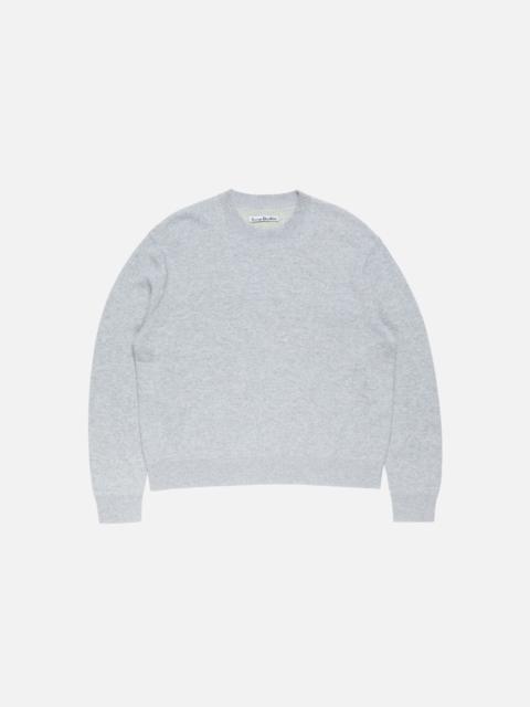 Cashmere jumper - Cold grey melange