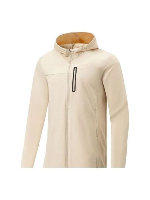 Li-Ning Sport Sweatshirt Jacket 'Cream White' AFDT631-2