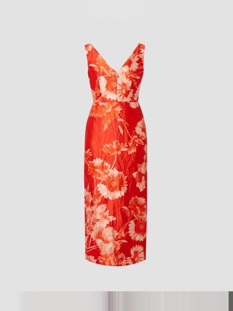 SLEEVELESS MIDI COCKTAIL DRESS