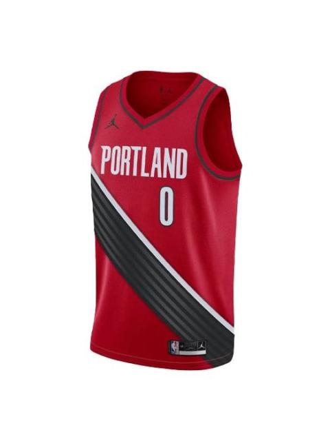 Men's Air Jordan NBA Sports Basketball SW Fan Edition 20 Season Portland Trail Blazers . Lillard No.