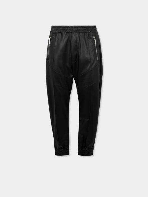 FAUX LEATHER JOGGING PANT