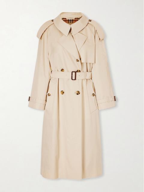 Fitzrovia Belted Cotton-gabardine Trench Coat