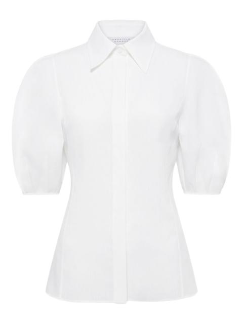 Sansi puff-sleeve shirt