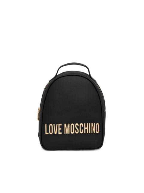 logo-lettering backpack