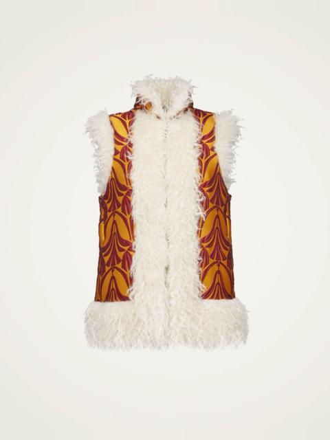 Sleeveless Folk Jacket