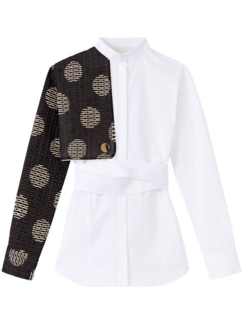 Hans polka-dot cotton shirt