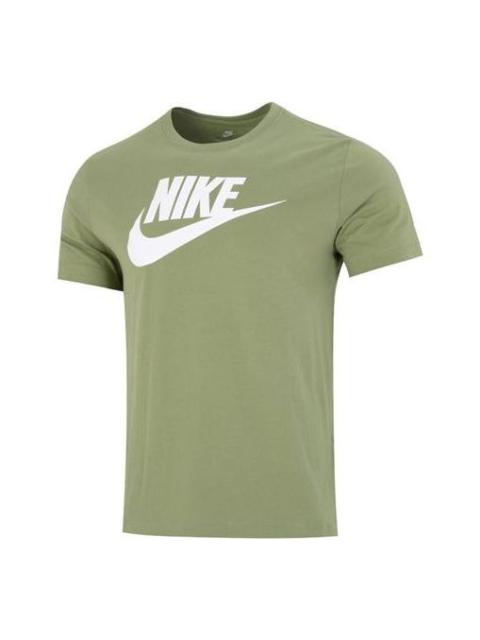 Men's Nike Sportswear Minimalistic Alphabet Logo Athleisure Casual Sports Round Neck Short Sleeve Ol