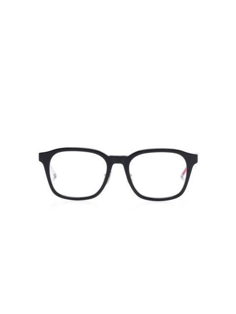 square-frame glasses