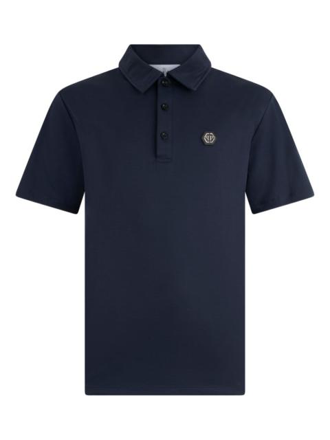 hexagon-logo polo shirt