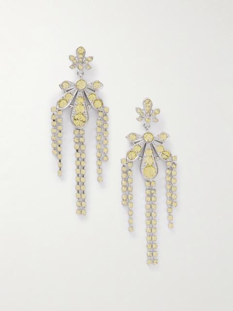 Silver-tone Crystal Earrings