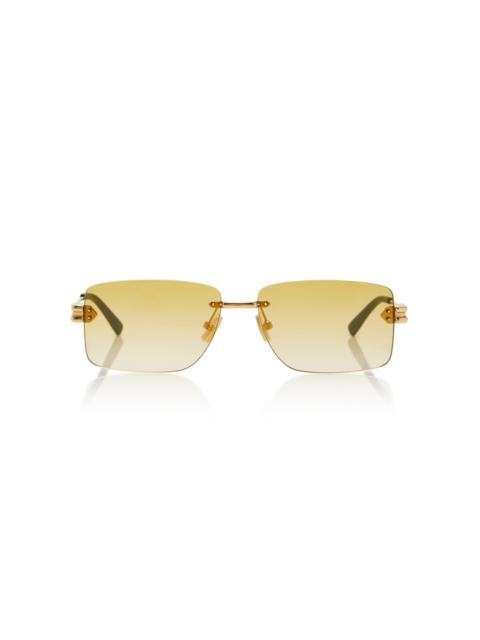 Lock Metal Sunglasses yellow