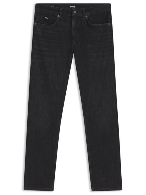 DELAWARE GREY SLIM-FIT JEANS IN WRINKLE-RESISTANT DENIM