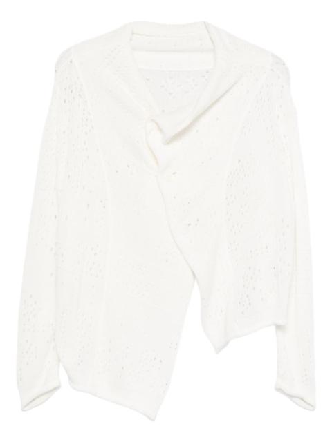asymmetric knitwear