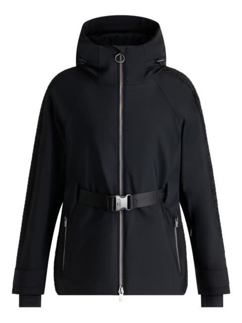 logo-patch ski jacket