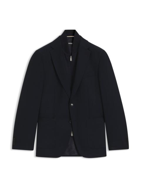 SLIM-FIT JACKET WITH INTEGRATED VEST