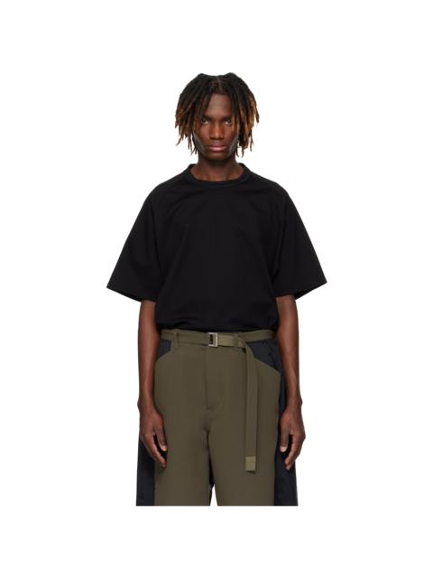 Black Cotton Jersey T-shirt