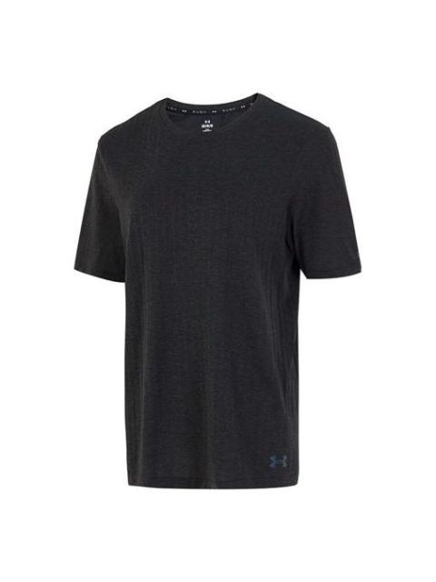 Under Armour RUSH Seamless Short Sleeve 'Black' 1373724-001