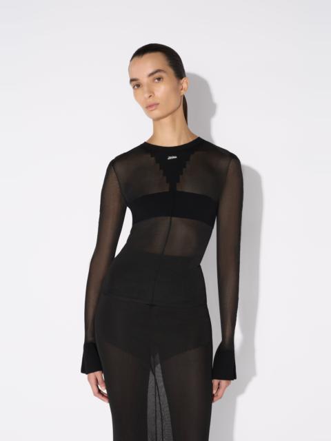 THE LOGO KNIT SWEATER