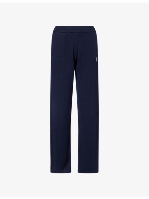 Duty Embroidered-Logo Cashmere-And-Wool Jogging Bottoms