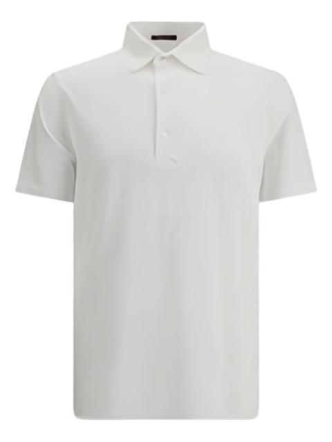 buttoned polo shirt