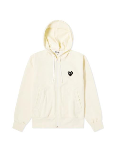 Comme des Garcons Play Women's Black Heart Full Zip Backprin