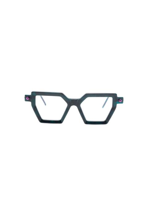 P26 geometric-frame glasses