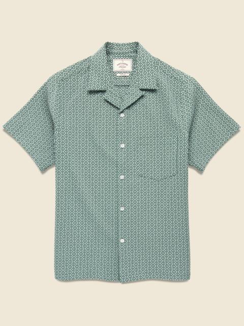 Tile Camp Shirt - Green