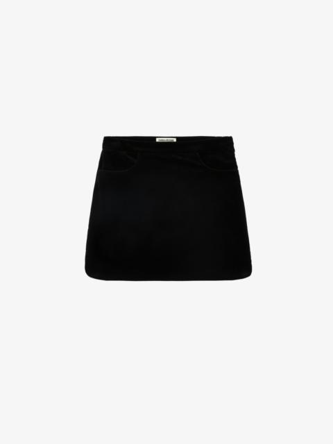 Jinette Velvet Skirt