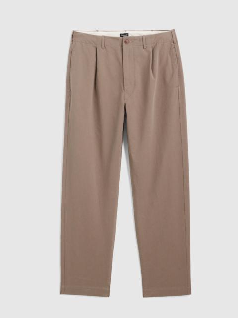 Pleated Chino Pants in Uniform Twill