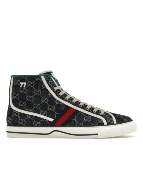 Gucci Tennis 1977 High Top Sneaker Blue