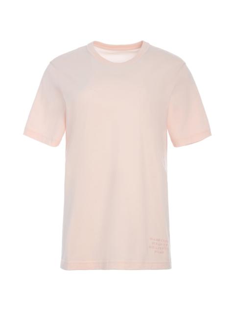 Bandeira T-Shirt in Pale Blush Fine Cotton Jersey
