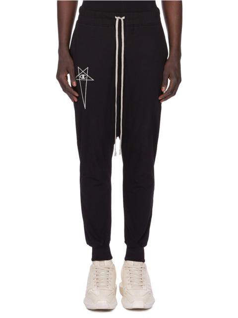 Rick Owens X Champion Logo-Embroidery Cotton-Jersey Jogging Bottoms