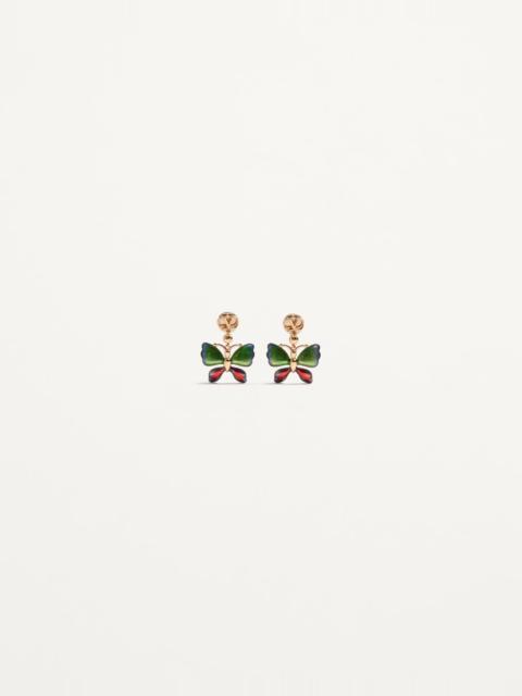 VOULOIRVOLER METAL AND ENAMEL EARRINGS