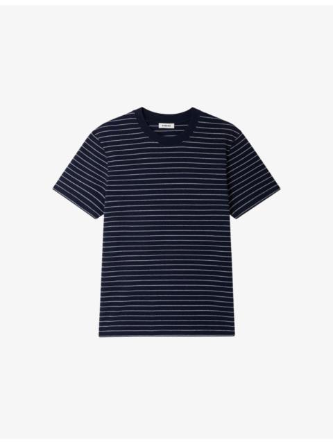 Striped Short-Sleeve Cotton T-Shirt