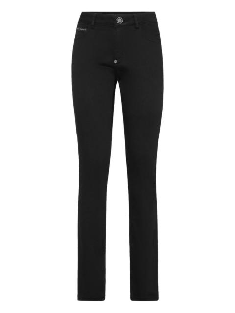 fatale logo-plaque jeans