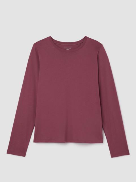 Organic Pima Cotton Jersey Long-Sleeve Tee