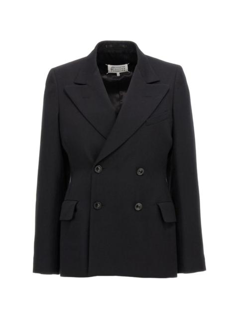 double-breasted blazer