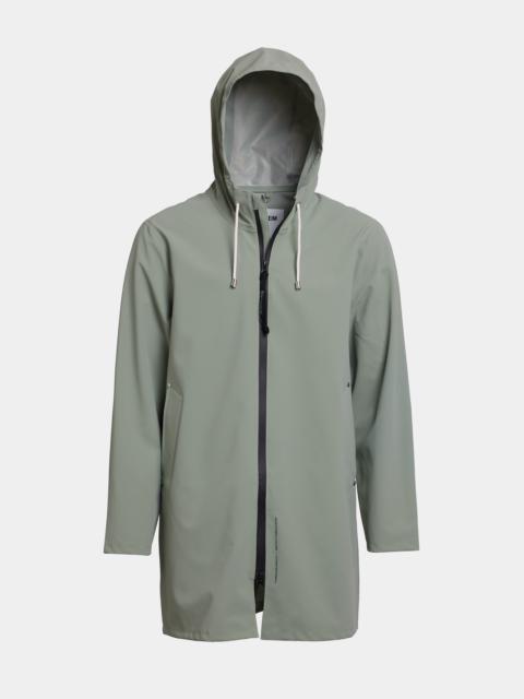 Stockholm Lightweight Zip Matte Raincoat Comet