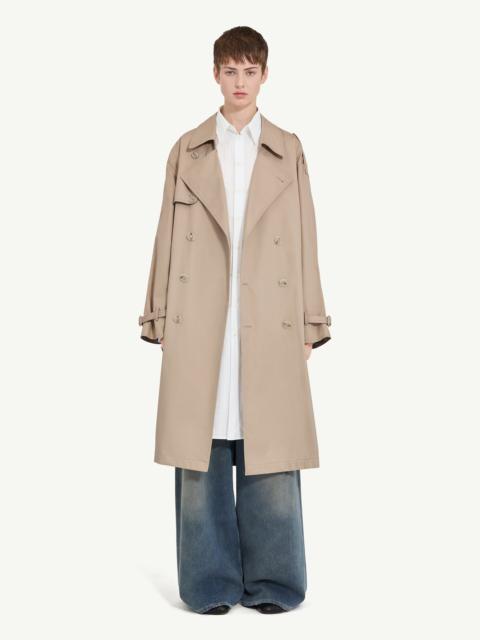 Twist trench coat