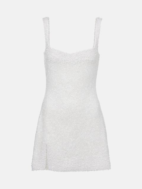 Bridal Venus embellished minidress