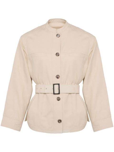 belted jacket