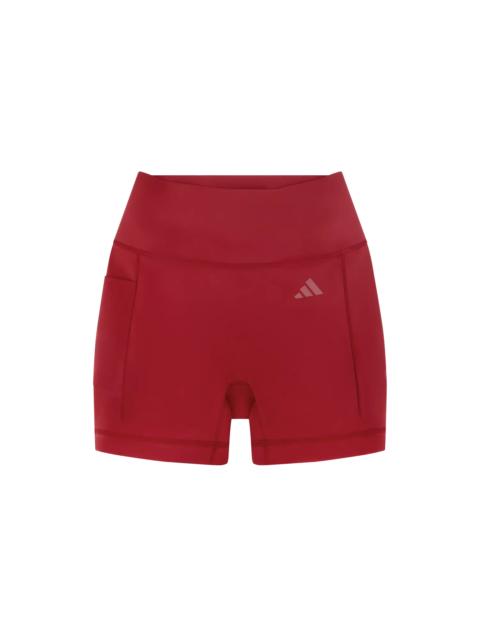 OPTIME SHORT TRAINING LEGGINGS ACTIVE MAROON