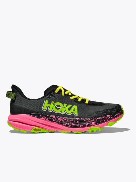Men's Speedgoat 6 Shoes in Black/Neon Rose