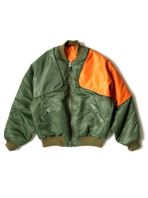 KAPITAL MA-1 Nylon SHAM BOMBER JKT 'Khaki'