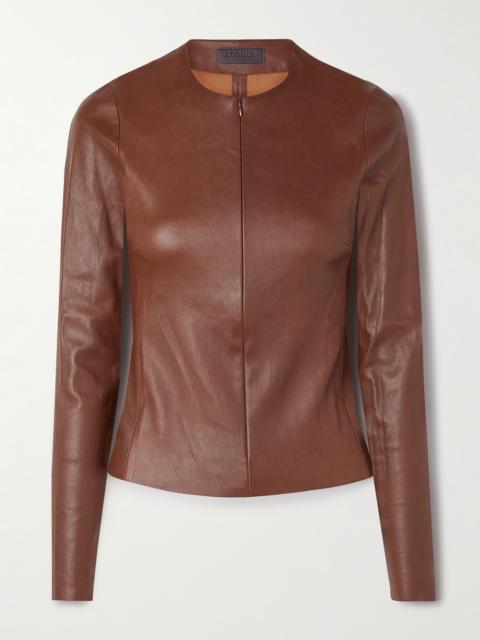 Imany Leather Top