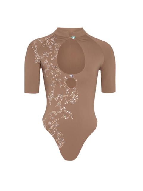DAISY BODYSUIT TOBACCO